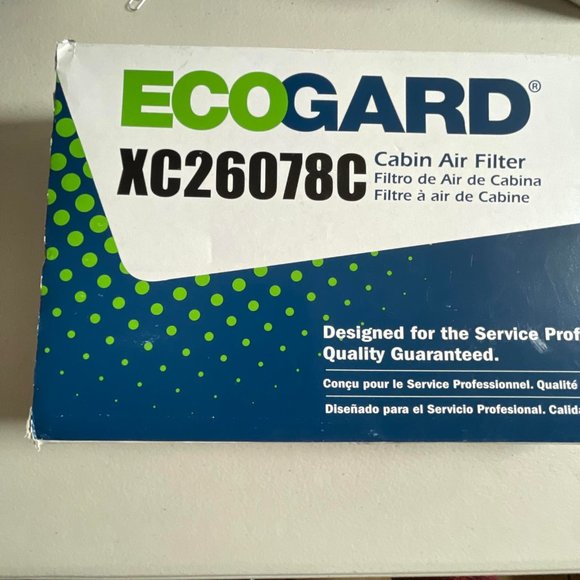 Ecogard XC10491 Premium Cabin Air Filter Service Kit Gold Standard Quality - Picture 2 of 9